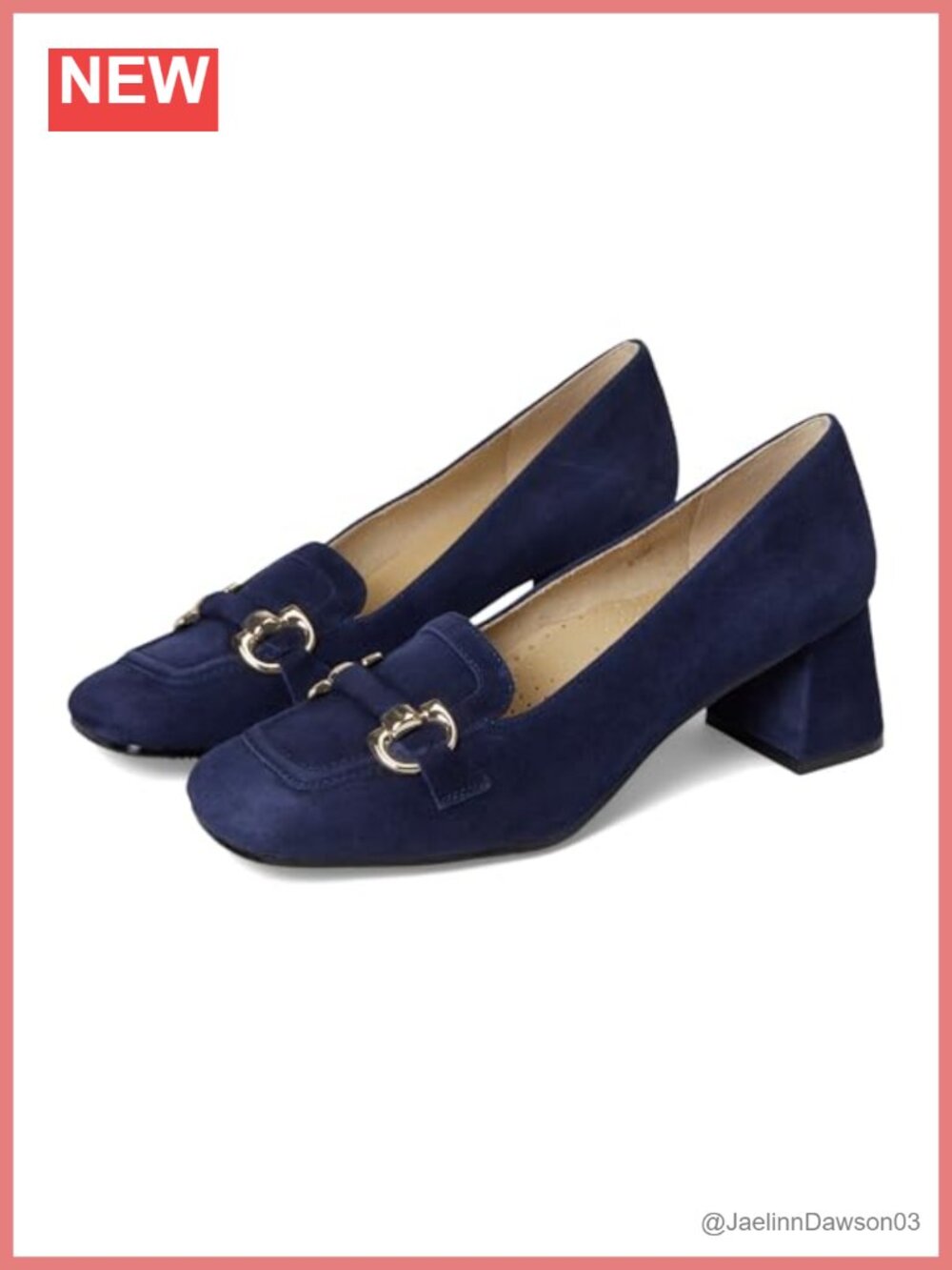 VANELi Ashlan Suede Slip-On Loafers Block Heel Mid Calf